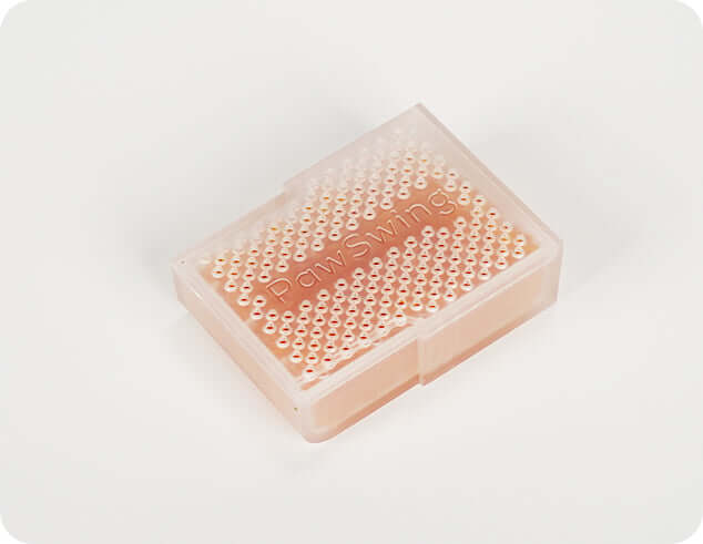 Detailed view of various cat grooming items by PawSwing® designed for multi-cat household maintenance