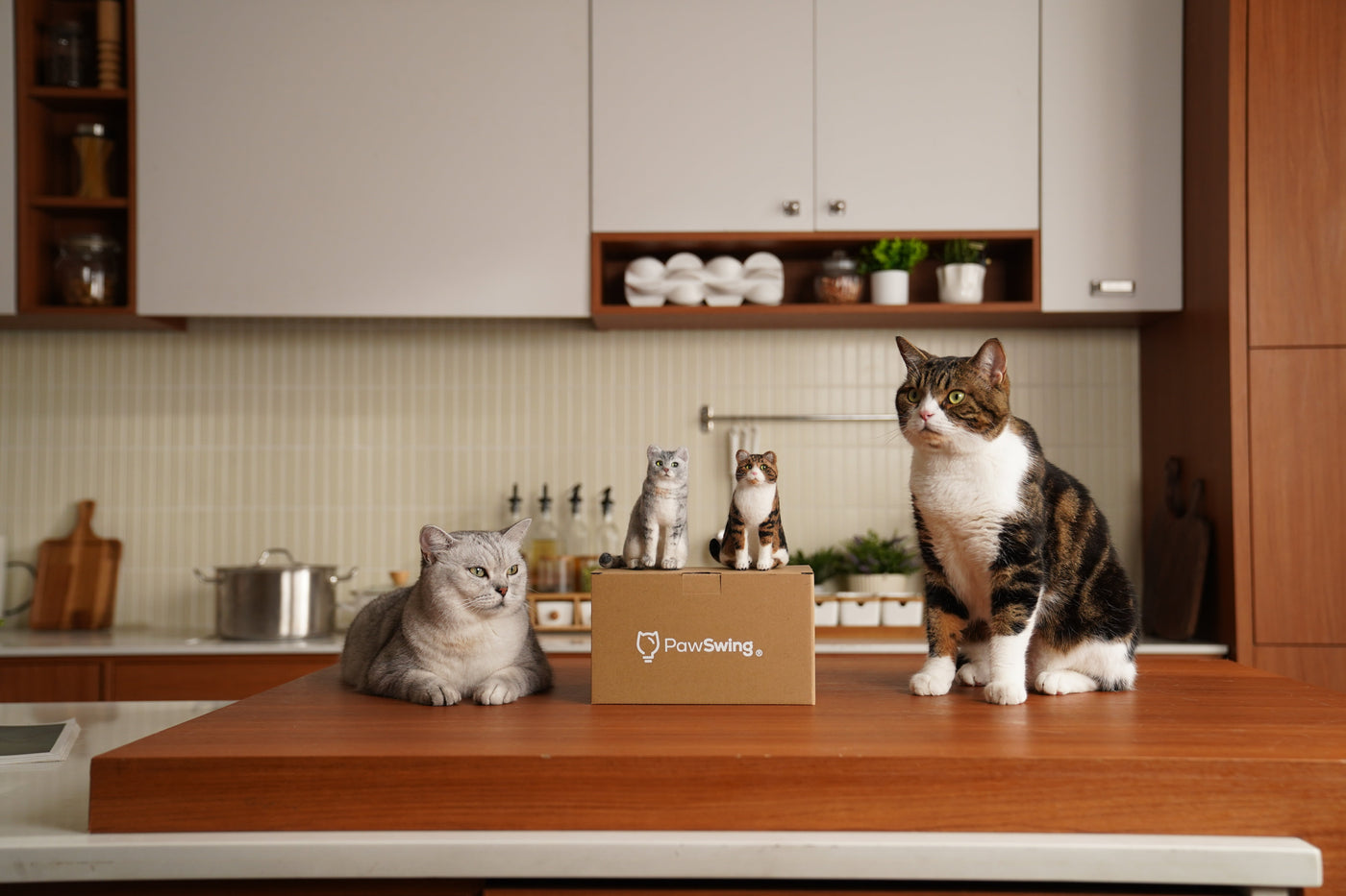 Various felt cat toys by PawSwing® that serve as a timeless keepsake for your beloved feline companion