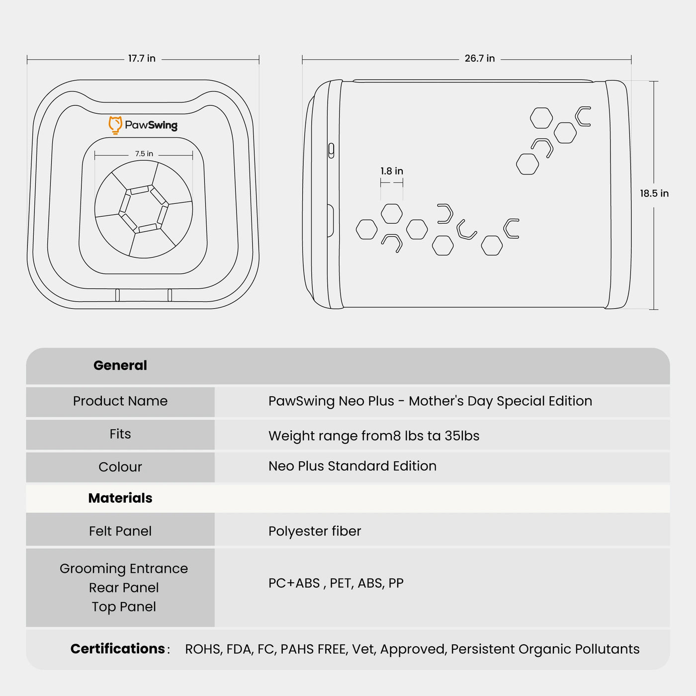 PawSwing Neo Plus