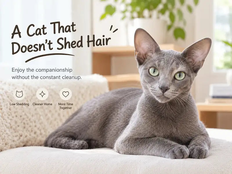 9 Cats That Don't Shed Much: Breed Comparisons, Care Needs