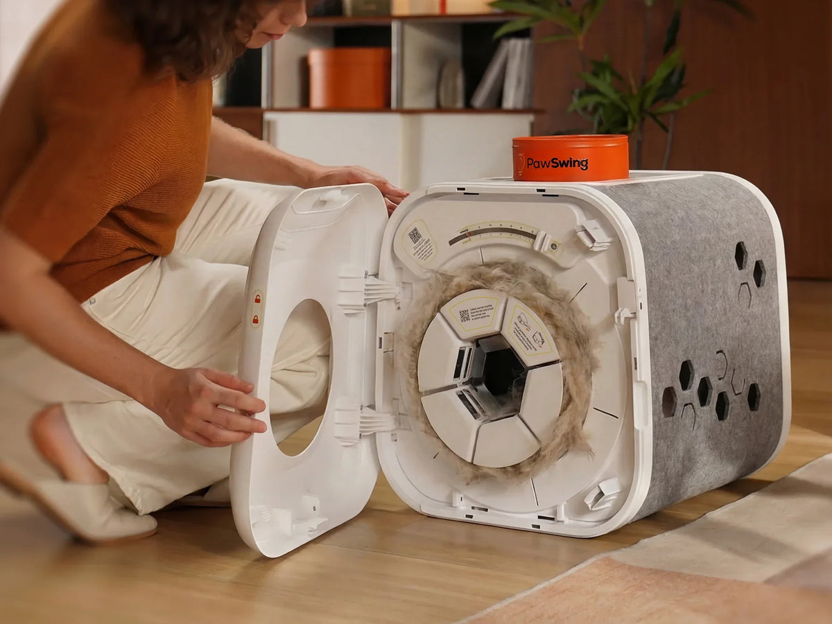 How Does PawSwing Self-Grooming Cat House Work?