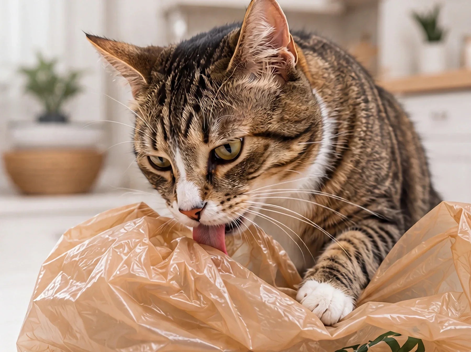 Why Do Cats Lick Plastic?
