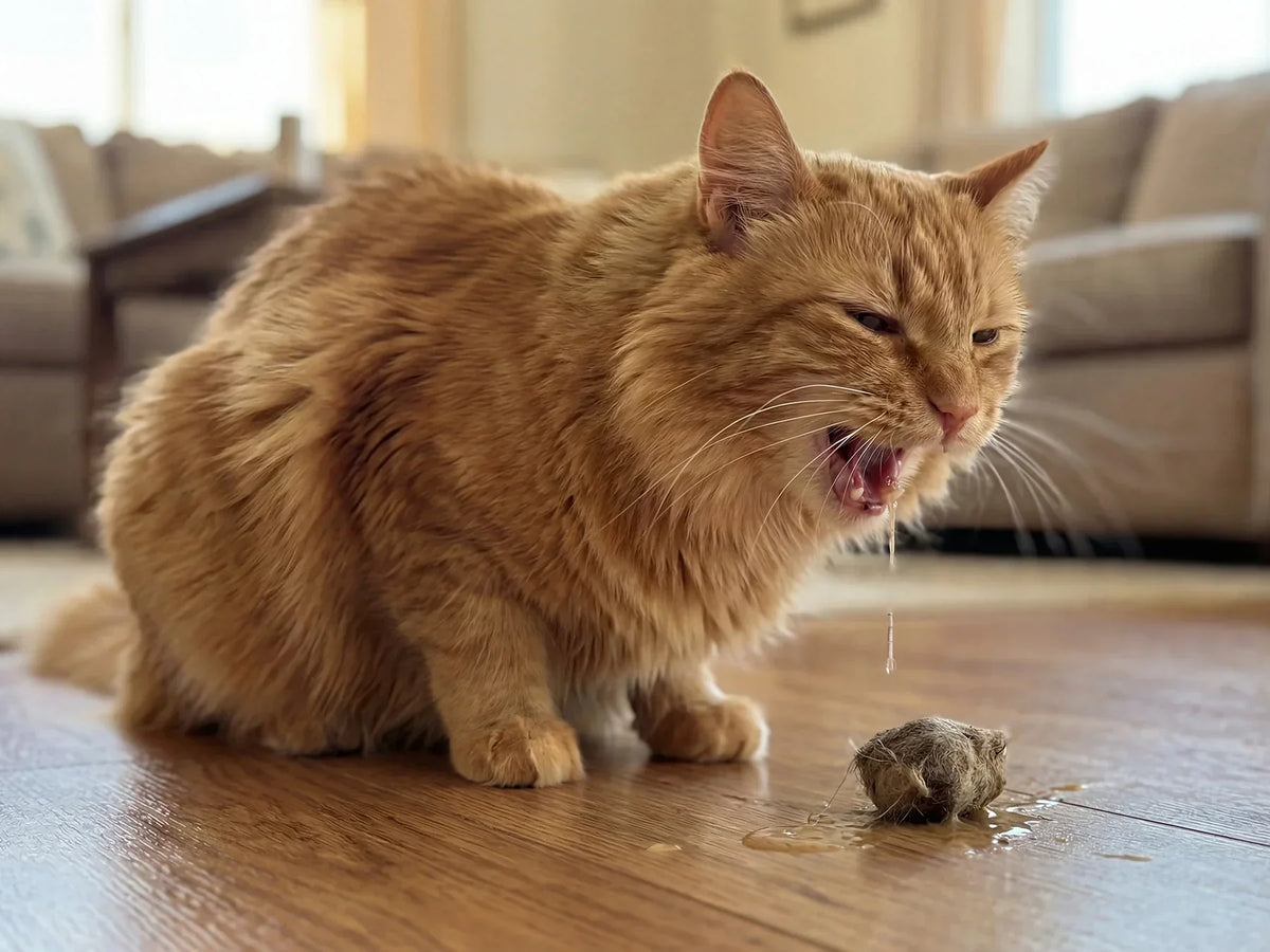 Why Do Cats Throw Up Hairballs Frequently? This Could Be a Warning Sign of a Cat's Digestive Health