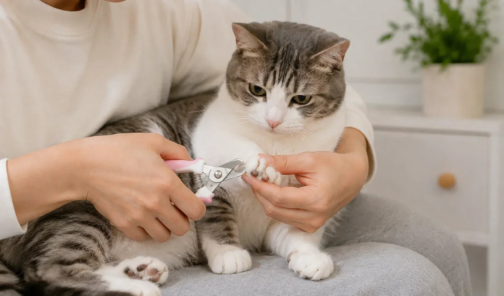 How to Trim Cat Nails Without Rushing or Forcing It