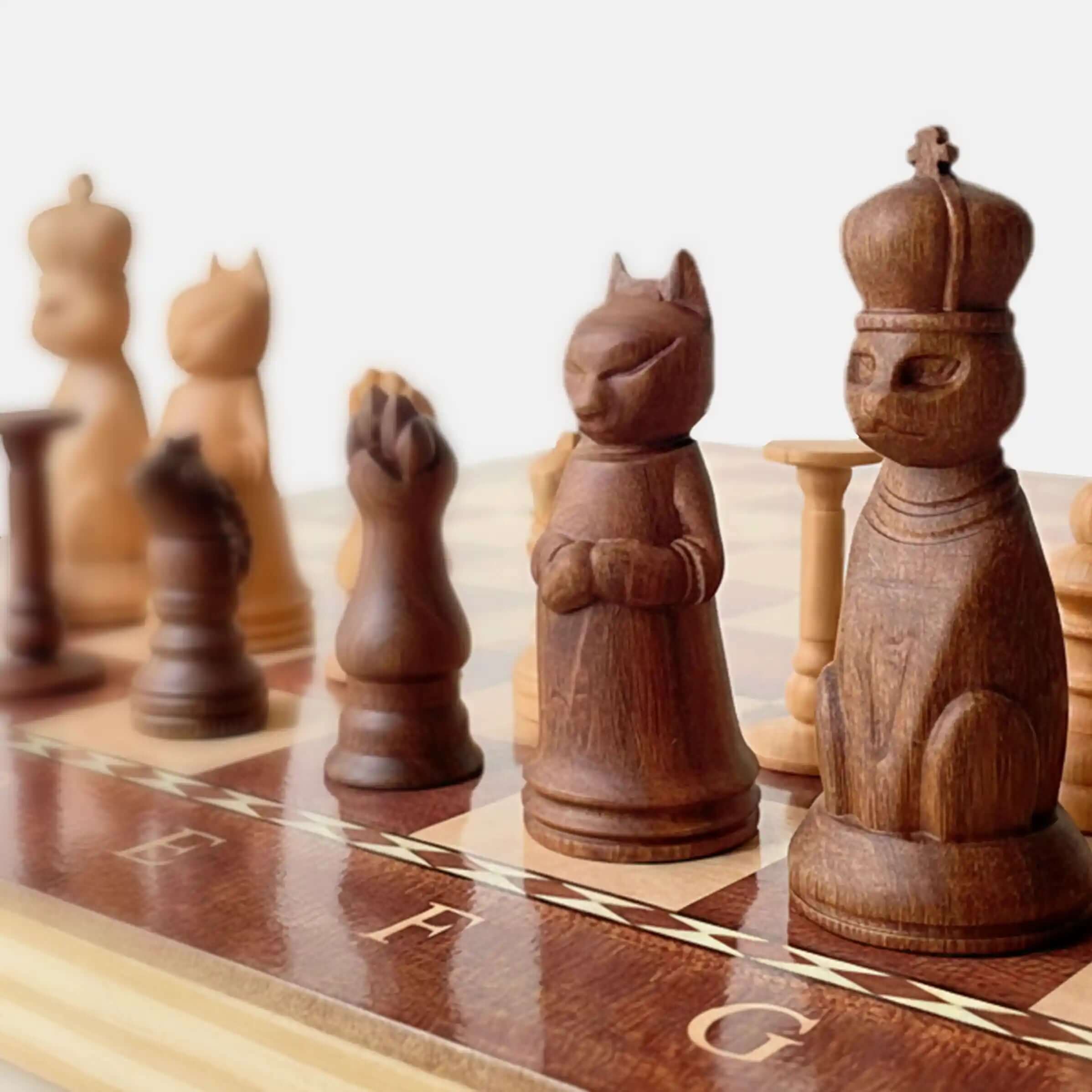 PawSwing® PawSwing Catstle Handmade Cat Chess Gift