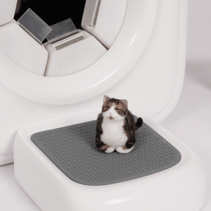 Detailed view of Customized cat felt toys by PawSwing®, made with high-quality materials for a realistic look