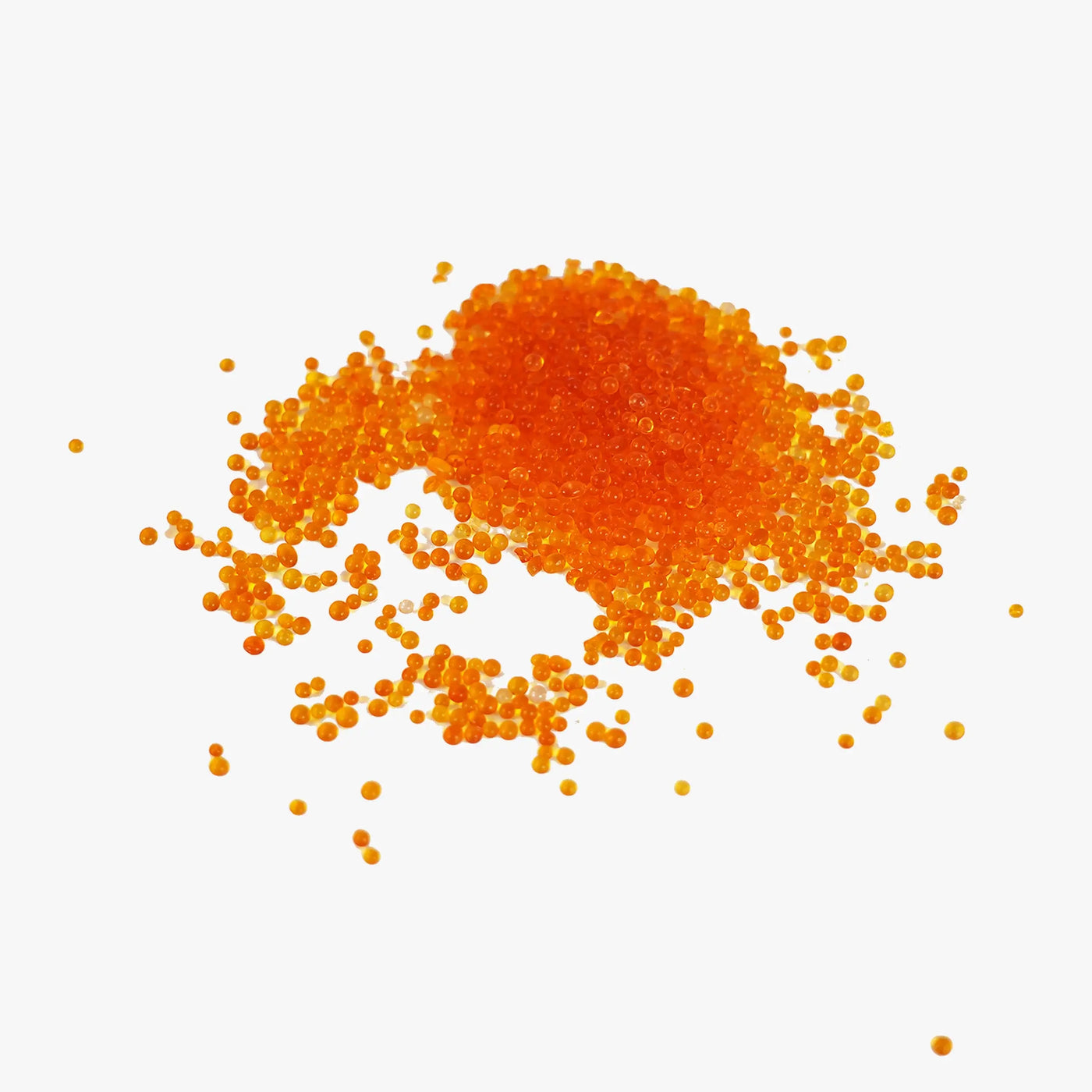 High-quality silica gel beads from a PawSwing® cat food desiccant pack to keep kibble crunchy and fresh