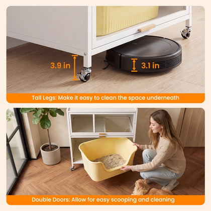 Metal Cat Litter Box Enclosure - DIY Assembly Kit