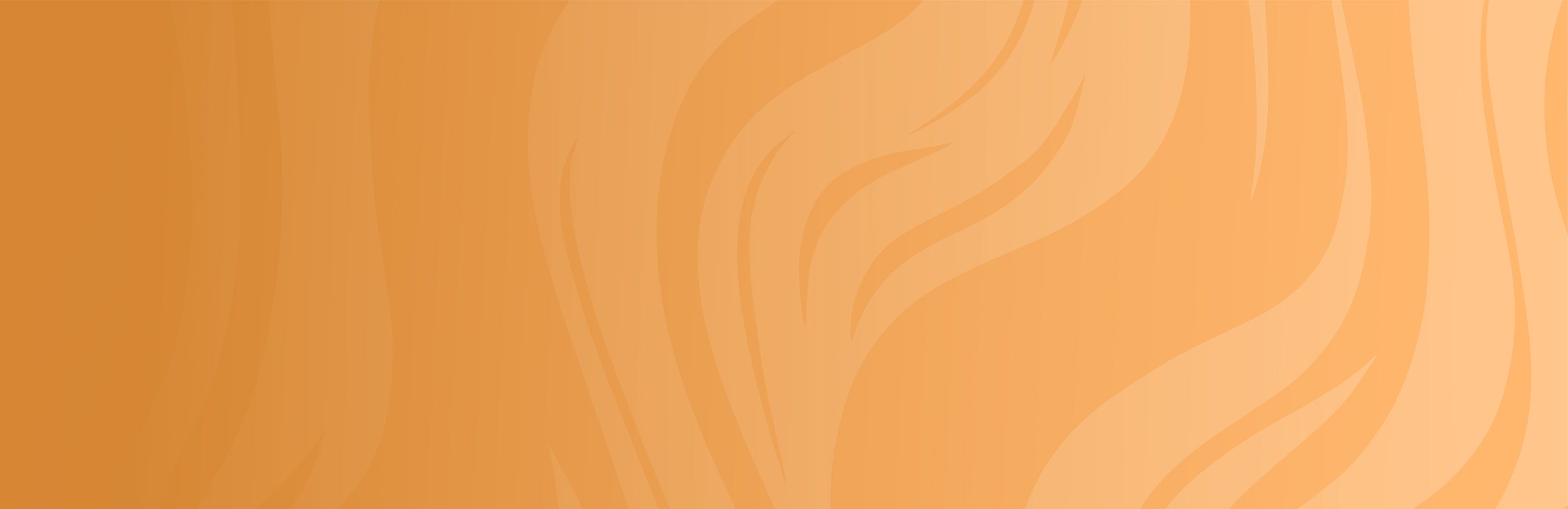 A dynamic orange striped pattern symbolizing the efficient and high-speed fur collection capabilities of the PawSwing® long hair cat brush system. 2