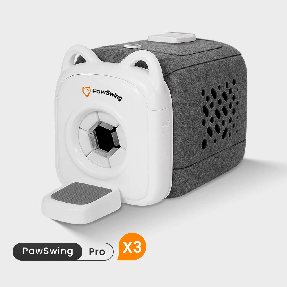 Hygienic cat tongue brush module for the PawSwing® unit