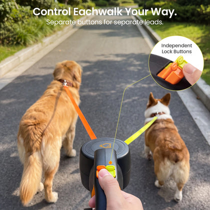Pawswing Adjustable Dual-Ended Dog Leash