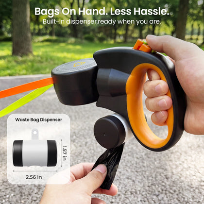 Pawswing Adjustable Dual-Ended Dog Leash