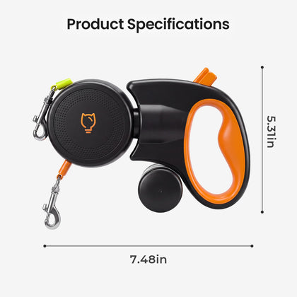 Pawswing Adjustable Dual-Ended Dog Leash