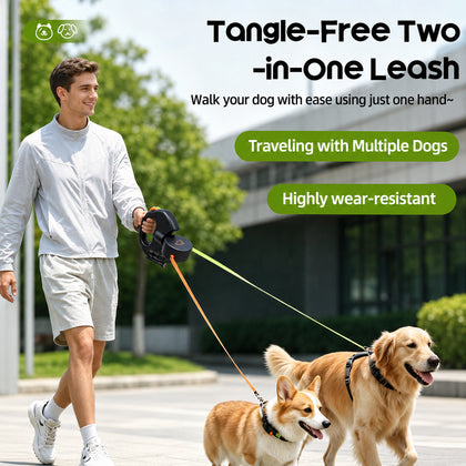 Pawswing Adjustable Dual-Ended Dog Leash