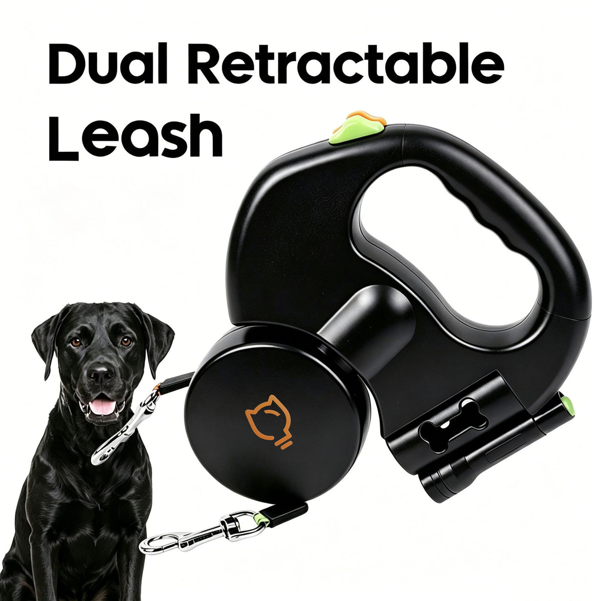 Pawswing Adjustable Dual-Ended Dog Leash