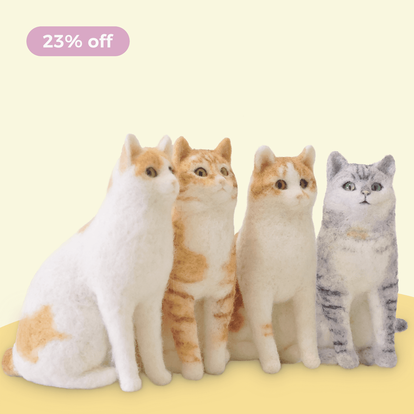 Customized cat felt toys from PawSwing® that offer a unique way to celebrate your feline friend