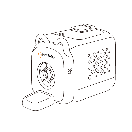 PawSwing® Pro automatic cat groomer