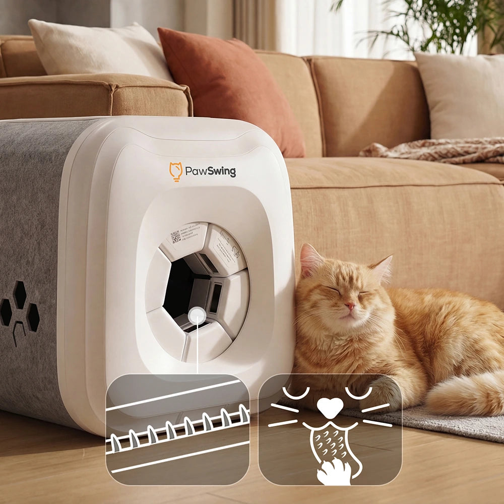 Why Cat Parents Love the ++<strong>PawSwing® Cat Self Groomer Brush</strong>