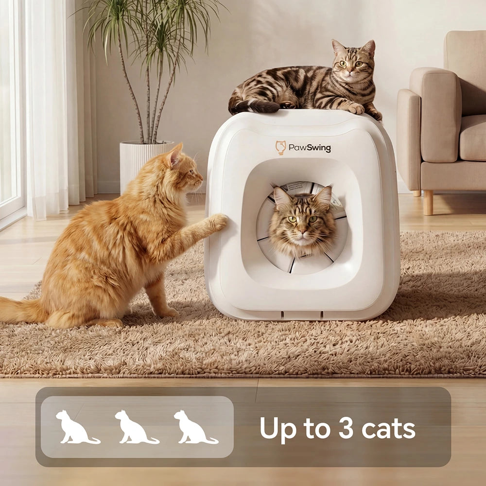 Why Cat Parents Love the ++<strong>PawSwing® Cat Self Groomer Brush</strong>