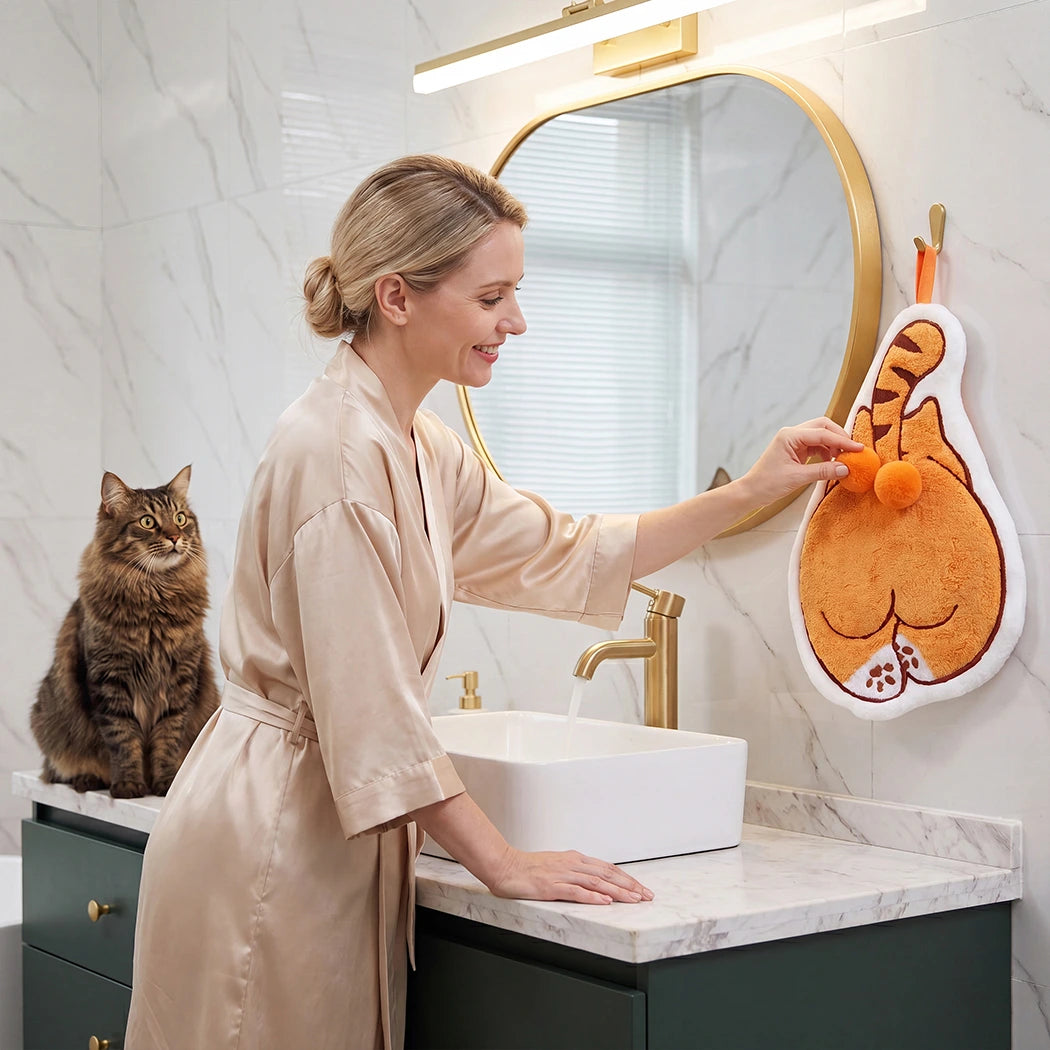 Cat Booty Towel
