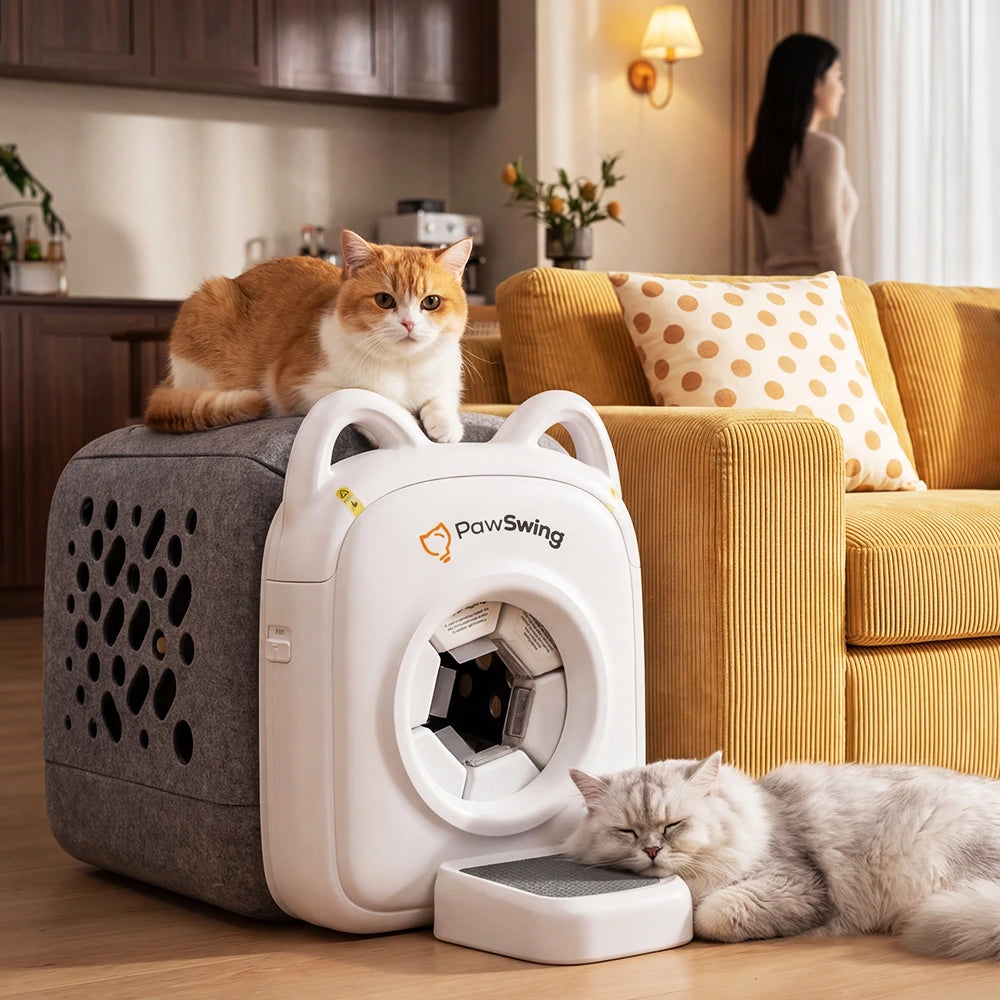 Choose Your PawSwing Self Grooming Cat House