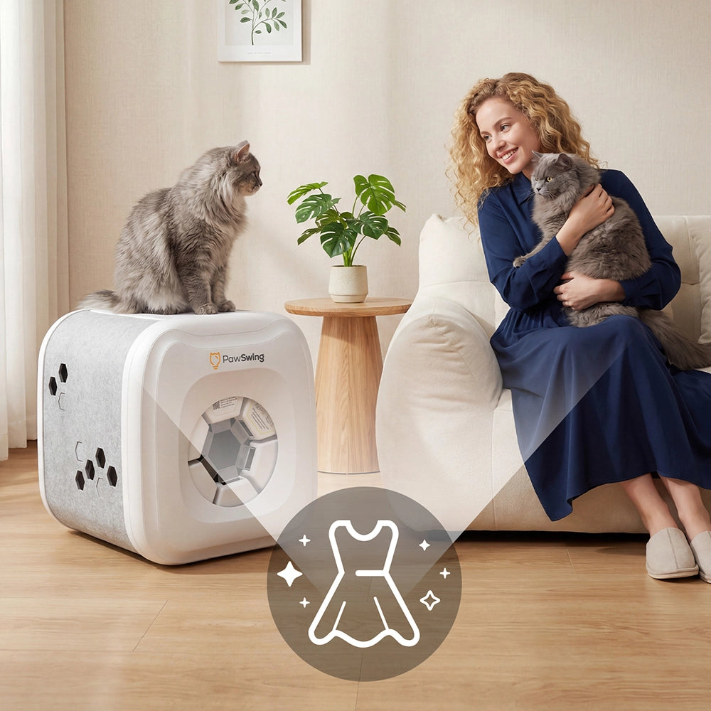 Why Cat Parents Love the ++<strong>PawSwing® Cat Self Groomer Brush</strong>